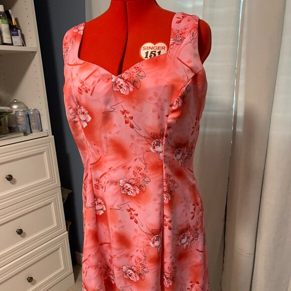 Homemade Summer Pink Dress - Picture 1 of 7